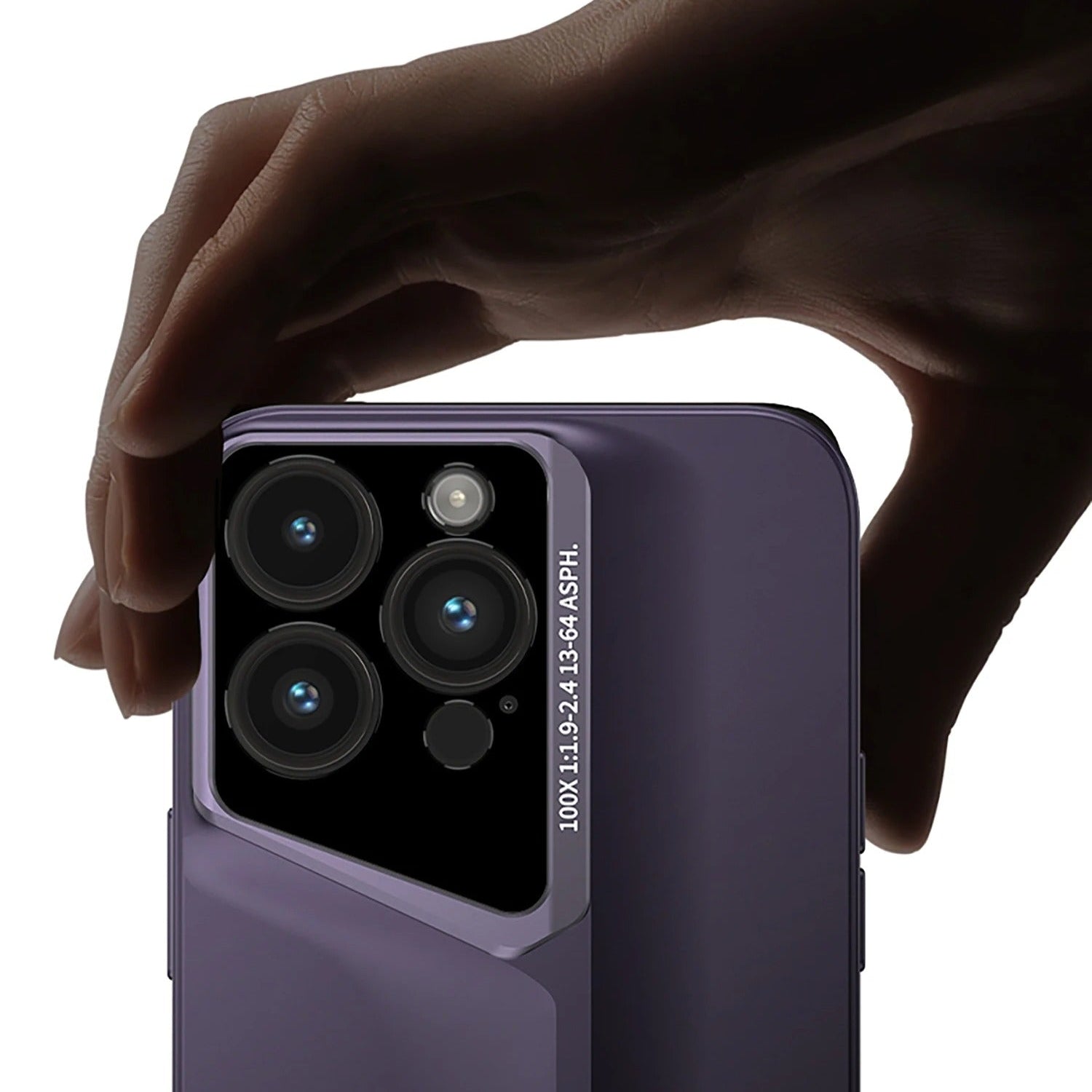 Ultra-Slim iPhone Case — Matte Hard PC Shockproof Cover with Frosted Lens Protection, Anti-Fingerprint Anti-Scratch Non-Slip Design