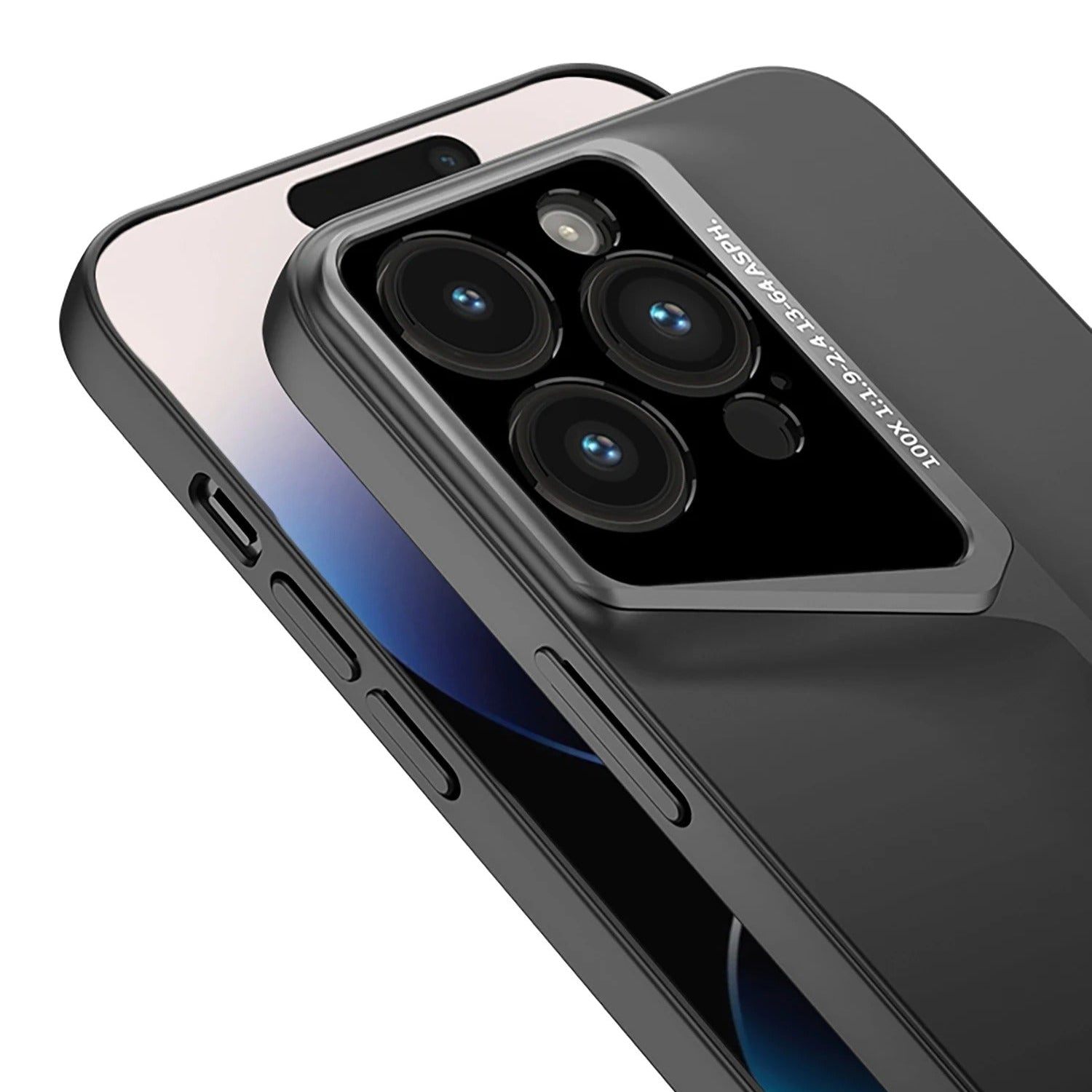 Ultra-Slim iPhone Case — Matte Hard PC Shockproof Cover with Frosted Lens Protection, Anti-Fingerprint Anti-Scratch Non-Slip Design