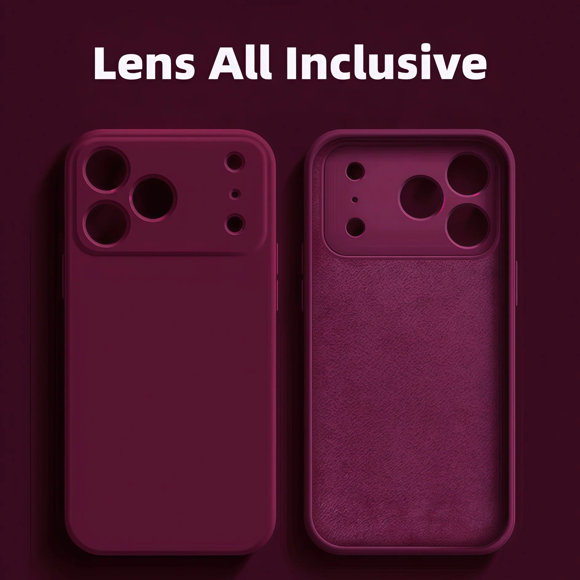 Ultra-Slim iPhone Case — Soft Silicone Gel Cover with Minimalist Matte TPU Design, Ultra-Thin Shockproof Protection, Plain Cute Girly Aesthetic