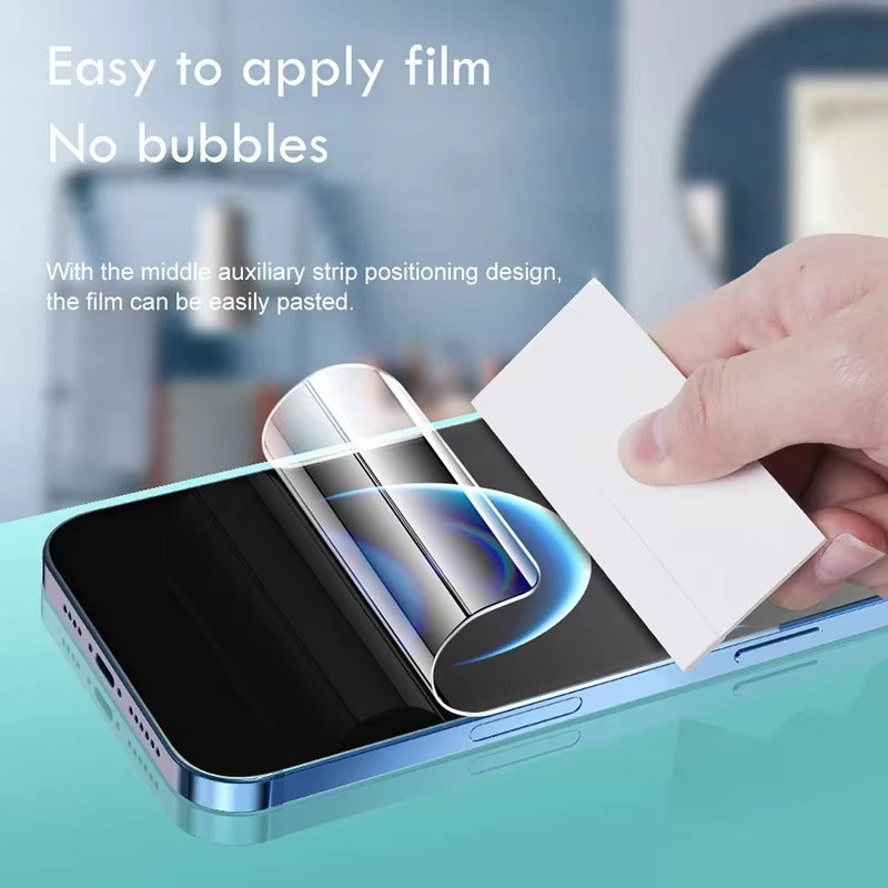 Ultra-Slim iPhone Hydrogel Screen Protector – Flexible Full Cover Protective Film with Smooth Touch Feel, Scratch Resistance & Impact-Absorbing Display Protection